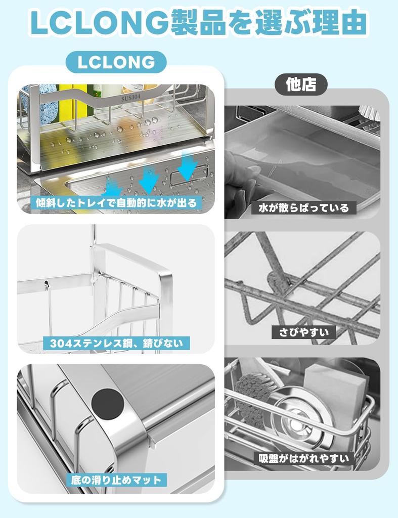 Держатель для губки из нержавеющей стали 304, подставка для губки для кухонной раковины, держатель для хранения губки, в комплекте моющее средство для посуды/скребок/губка, устойчивая к ржавчине