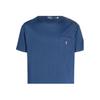 Polo Ralph Lauren Ss23 Solid Color Logo Embroidered Crew Neck Short Sleeve T-Shirt Men T-Shirts Gem-Blue 710835756-006