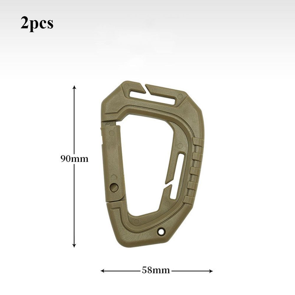 2 шт. 4 цвета быстроразъемная пряжка для подвешивания 90*58 мм пластиковый крючок новые большие D-образные крючки наружные инструменты