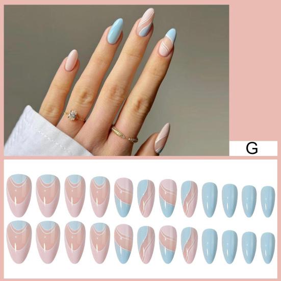Fake Nails Stunning Visual Effect No Odor Extend Nail