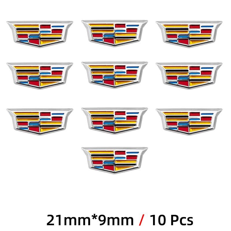 21mm/25mm Car Key Emblem Stickers Auto Door Keyhole Logo Decal For Cadillac Escalade CTS ATS SRX STS XT5 XT4 XT6 XTS CT4 CT6