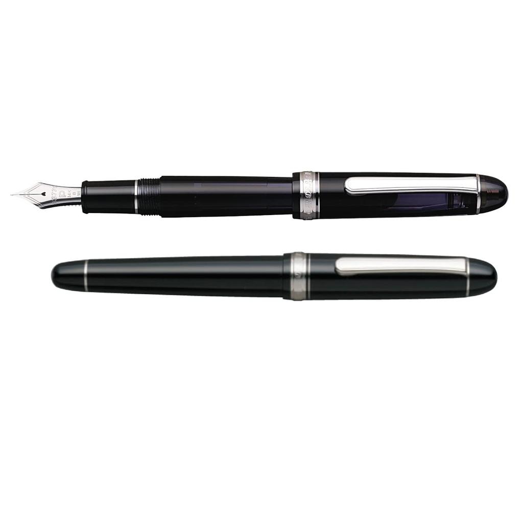 Platinum Перьевая ручка Century Rhodium Chartres Blue Толстый стержень #3776 PNB-18000CR #51-4