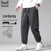 MiiOW Men's Loose Corduroy Jogger Sweatpants