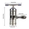 Нержавеющая сталь Приготовление спагетти пресс машина для пасты ручная лапшерезка соковыжималка для фруктов с 2 или 5 прессующими формами
