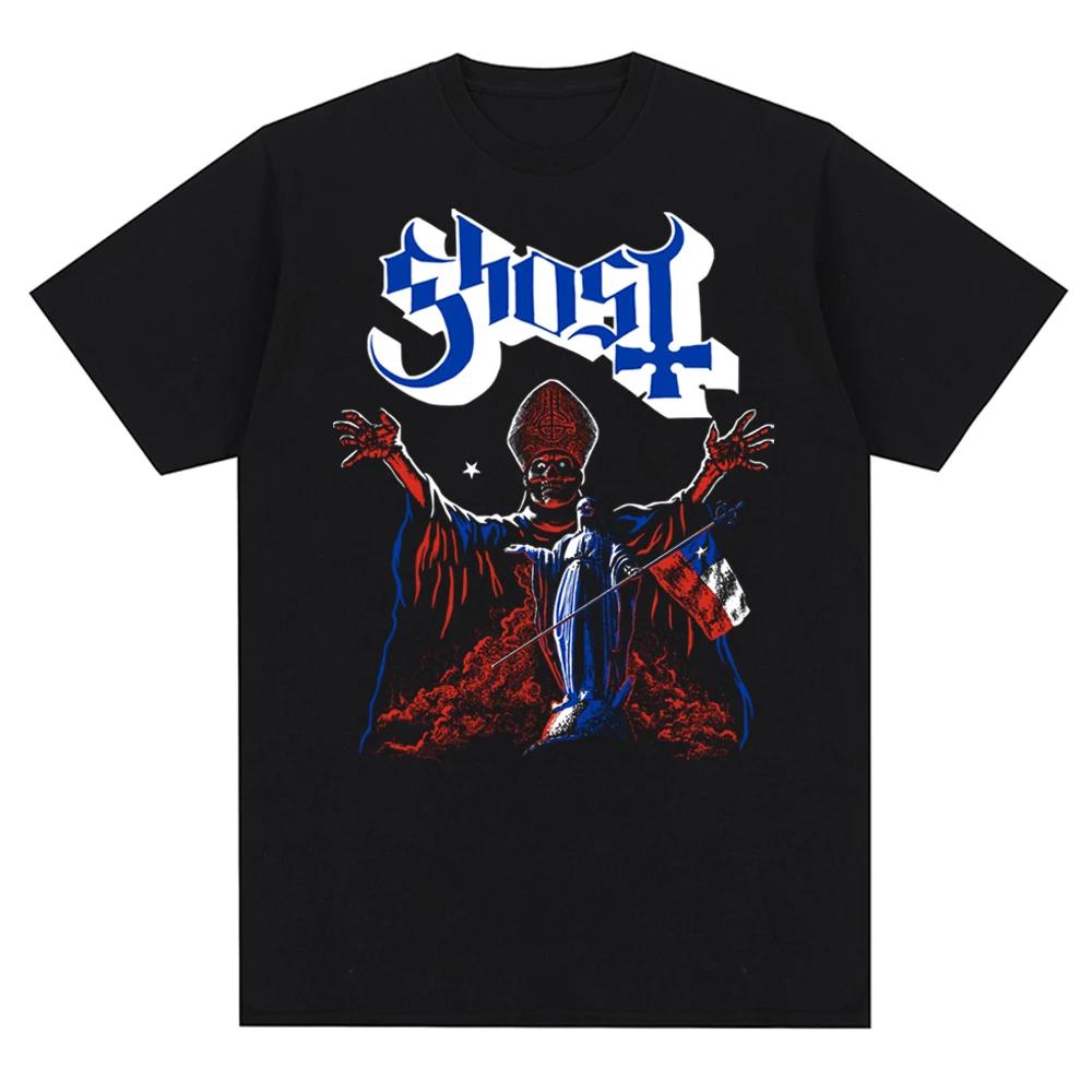 New Ghost Rock Band Graphic Print T Shirt Unisex Unisex Fashion Casual Rock Streetwear Short Sleeve Plus Size T Shirt Unisex