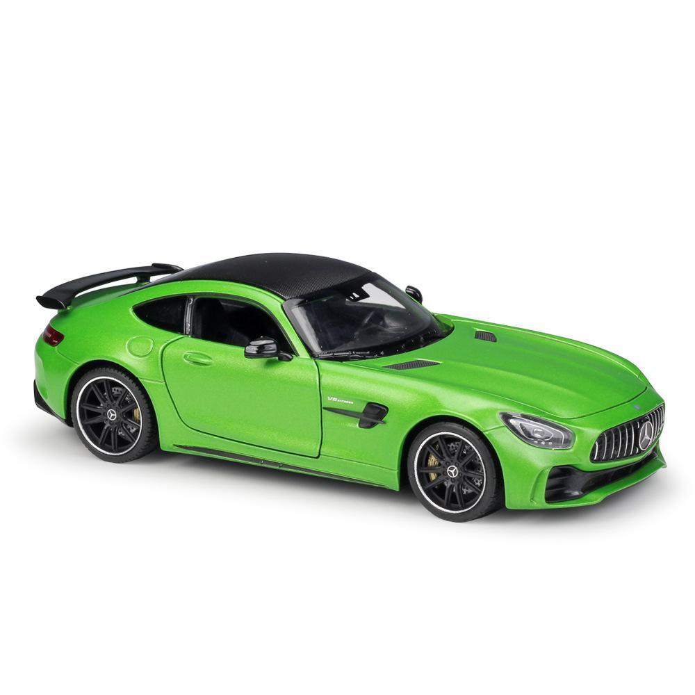 Welly 1/24 Mercedes Benz AMG GT R Сплав Спортивный Автомобиль Модель Литьевой Металл Гоночный Автомобиль Транспортные Средства Модель Симуляция Коллекция Подарок для Детей