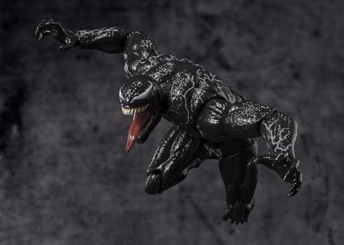 НАЦИОНАЛЬНЫЕ ТАМАШИИ SHFiguarts Venom (Веном: Последний танец) приблизительно. 190 мм окрашенная подвижная фигурка из ПВХ и АБС
