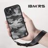 Камуфляжный чехол для iPhone 14 Plus: Прозрачный камуфляж с ремешком
