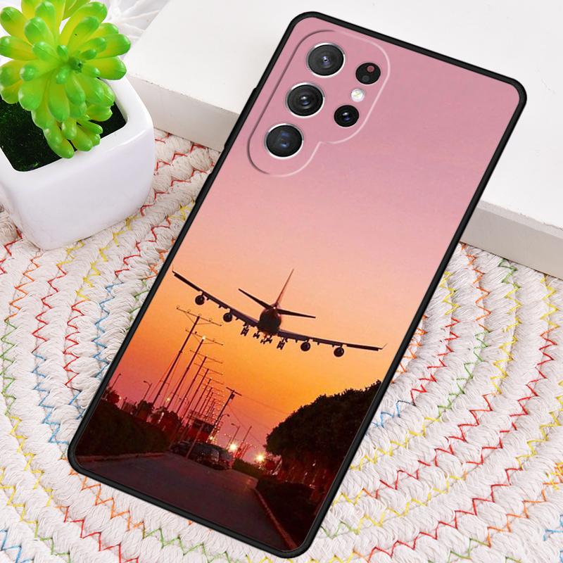 Чехол для телефона с изображением самолета, для путешествий, для Samsung Galaxy note 10 pro S26 Ultra S23 S24 FE S25 S21 S22 PLUS, ударопрочный