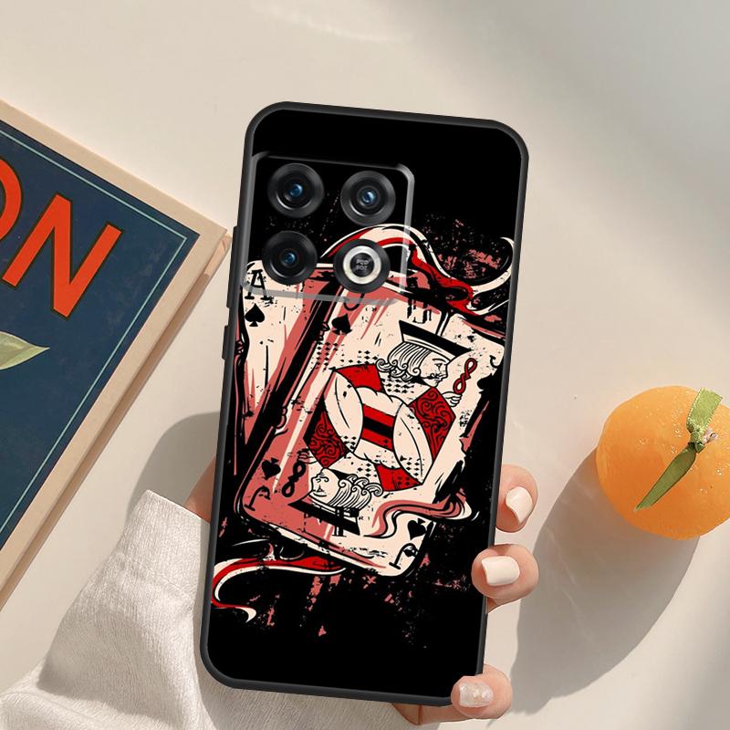 Кейс для телефона с изображением пикового туза для OnePlus 12R 13R 13T 10R 15 13 12 11 10T 8T Nord CE 4 3 2 Lite N20 N30 Nord 5