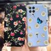 Чехол для Samsung M32 Силиконовая задняя крышка Чехол для телефона с цветами Для Samsung Galaxy M32 M12 M42 M52 A12 A22 A32 A42 A52 A72 5G Мягкий чехол