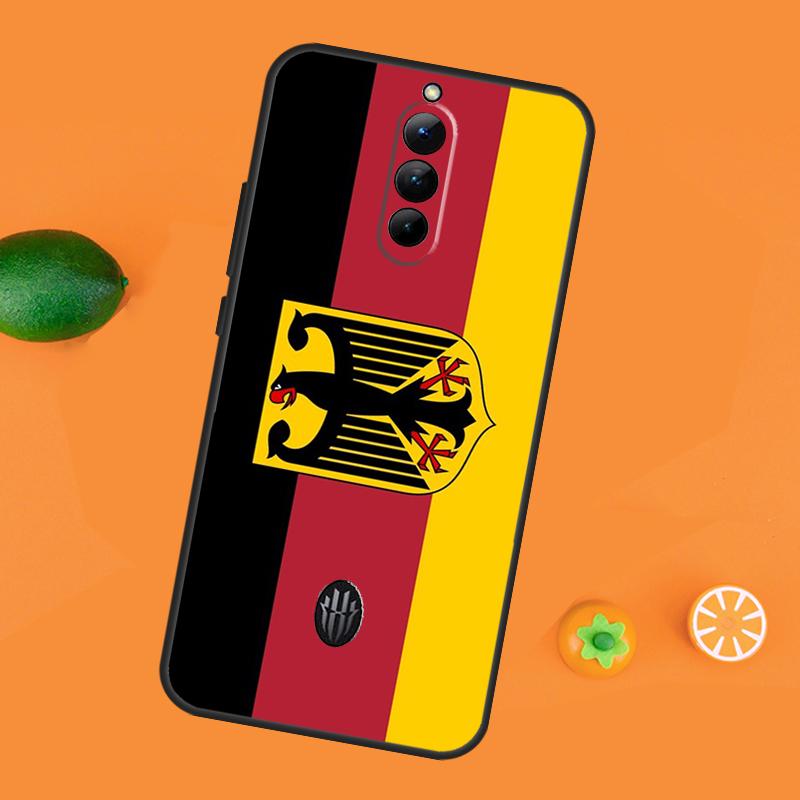 Чехол-эмблема с флагом Германии для ZTE Nubia Red Magic 8S 9S 10S 8 9 10 11 Pro Plus 6 7 6S 7S Pro RedMagic 10 Air Чехол