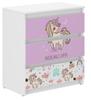 Children's chest of drawers R-3 PINK UNICORN