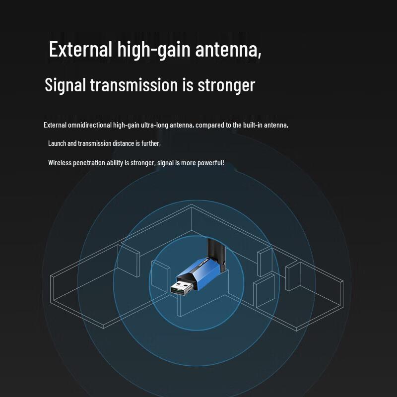 TP-Link AX Dual-Band High-Gain USB WiFi 6 Adapter