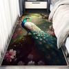 3D ковер с принтом павлина для гостиной, журнальный столик, напольный коврик для спальни, прикроватный коврик для коридора, противообрастающий декоративный напольный коврик
