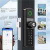 A25F-Tuya Цифровой электронный умный дверной замок Wifi с биометрическим отпечатком пальца, смарт-картой, паролем, ключом