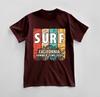 Унисекс футболка с коротким рукавом, дизайн Surf California