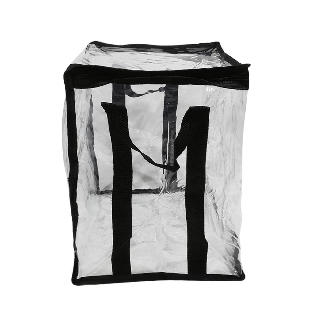 Многофункциональная сумка для хранения игрушечных кукол, бытовая, большая вместимость, портативный водонепроницаемый органайзер для сортировки книг, складная прозрачная корзина из ПВХ