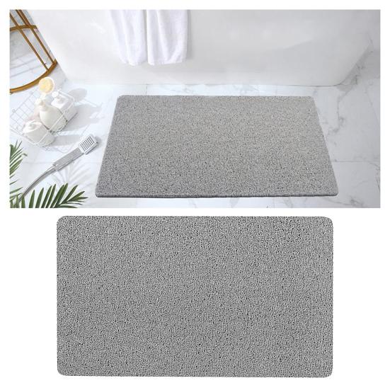 Нескользящий коврик для ванны Быстросохнущий коврик для мытья ног Супер впитывающий материал, приятный для кожи Износостойкий коврик для душа в ванной комнате Аксессуары