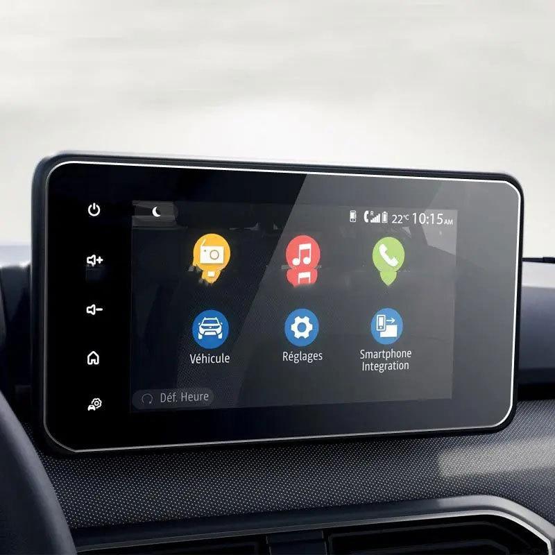 PET Screen protector For Dacia Sandero 3 Stepway - 8 Inch Car Infotainment Radio GPS Navigation Display protective film