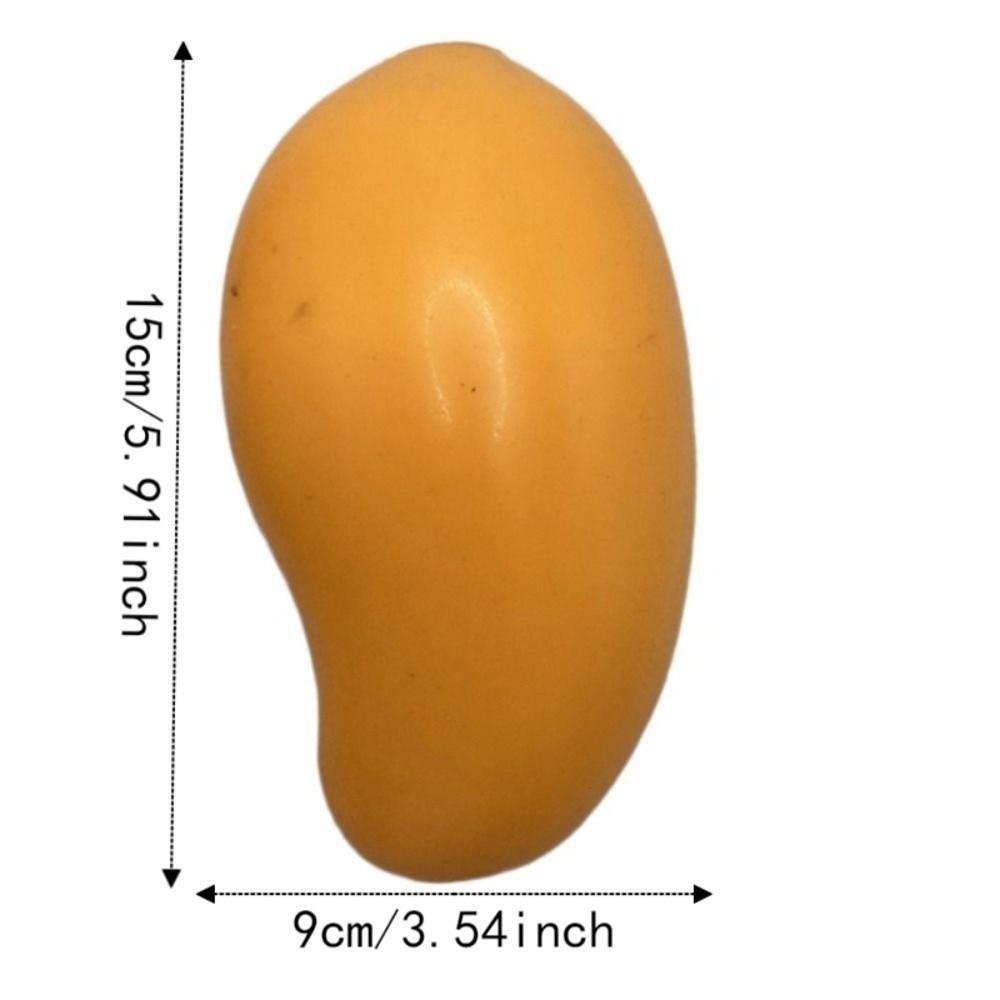 Fast Rebound Mango Squeeze Model Super Soft Simulation Fruit Pinch Mango Squishy Toy Classroom