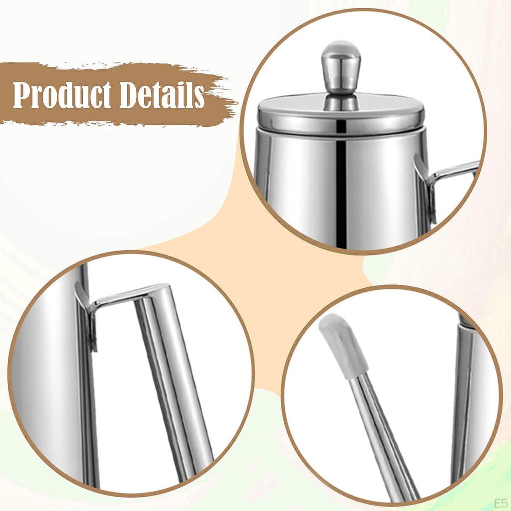 Бутылка-дозатор для масла из нержавеющей стали Кухонный удобный налив с удобной ручкой Горшок Универсальный
