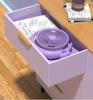 USB Rechargeable Multi-functional Silent Mini Desk Fan with Light