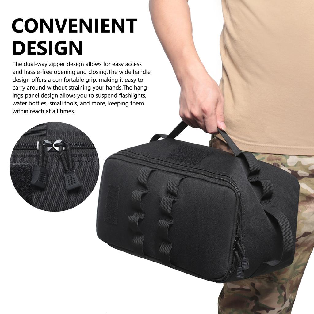 Camping Storage Bag Portable Utility Tote Bag Large Capacity Camping Cookware Organizer for Camping Picnic Fishing