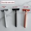 Vintage Stainless Steel Double-Sided Beard Shaver