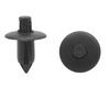 uxcell Rivets 0.3 inch (7 mm) Black Plastic Rivet Push Type Fender Retainer Clip for Car 100pcs