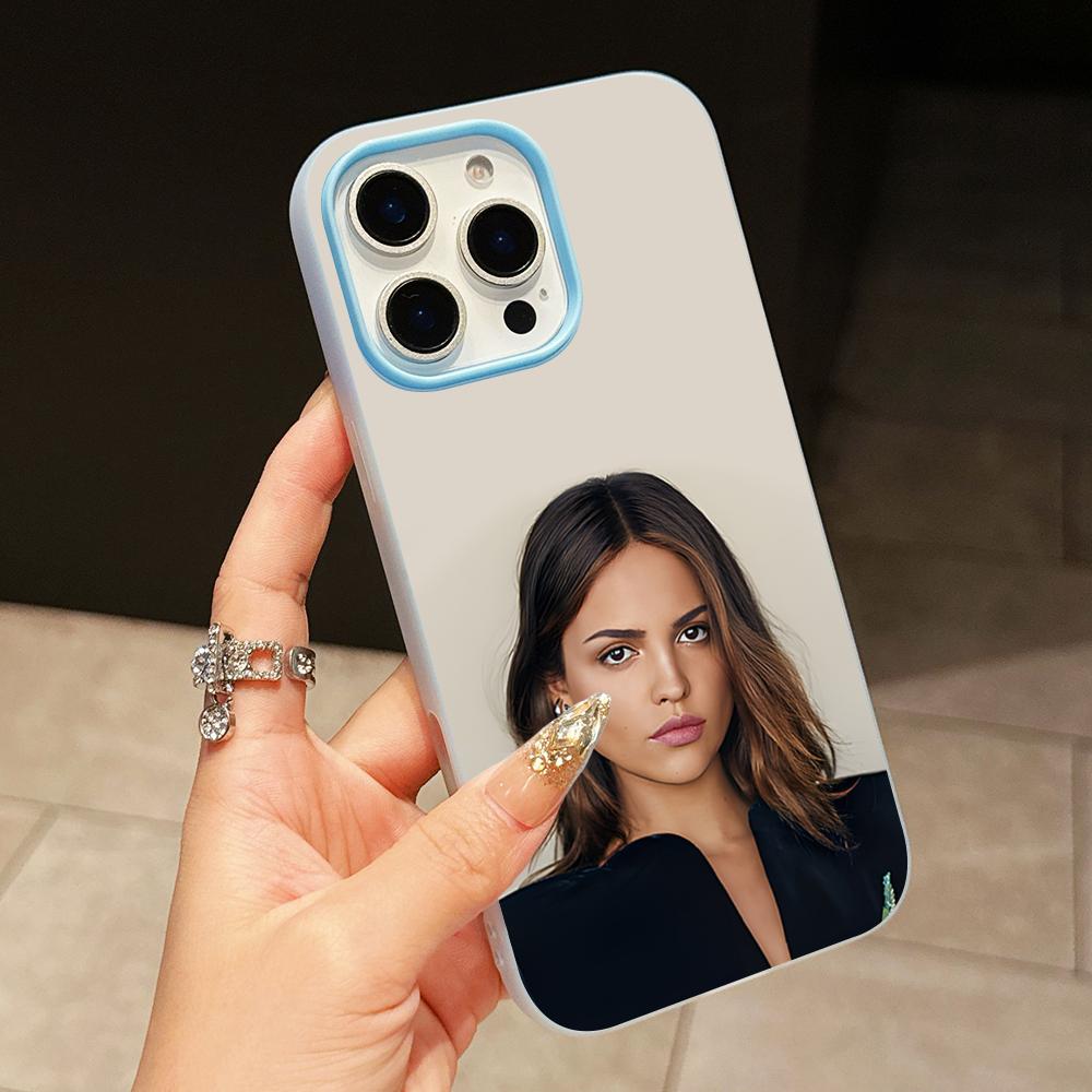 Fashion Eiza Gonzalez Jelly Double layer Light Mobile Phone Case for iPhone 17 16 15 14 13 12 11 Air Pro Max Plus Protective