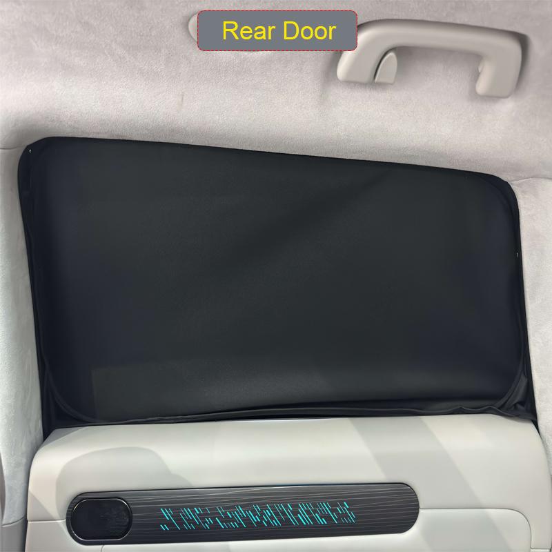 Car Black Window Privacy Sunshade For LEAPMOTOR C11 2023-Present Auto Anti-UV Heat Insulation Protect Cover Interior Accessory