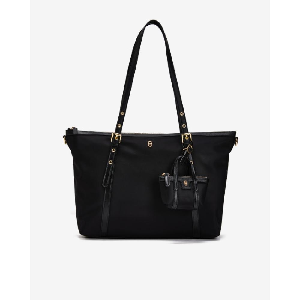 ESquire Collection Women S Recent Nylon Lightweight Shoulder Bag Black