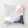 Nordic Light Pink Yellow Geometry Cushion Cover Abstract Art Polyester Pillowscase Simple Modern Couch Decorative Pillow Covers