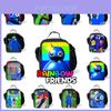 Изотермическая сумка для ланча Roblox Rainbow Friends для детей, водонепроницаемая и большой вместимости