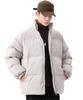 Down Short Cold Heat Large Autumn Winter Clothes [GmrvaMen] Куртка, Мужская куртка, Наполнитель, Свободная, Воротник-стойка, Блузон, Длина, Стеганый,