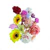A Pack Of 20 Simulation Flowers Flower Scene Arrangement Levitation Flower Curtain Spring Ring Creation Photo