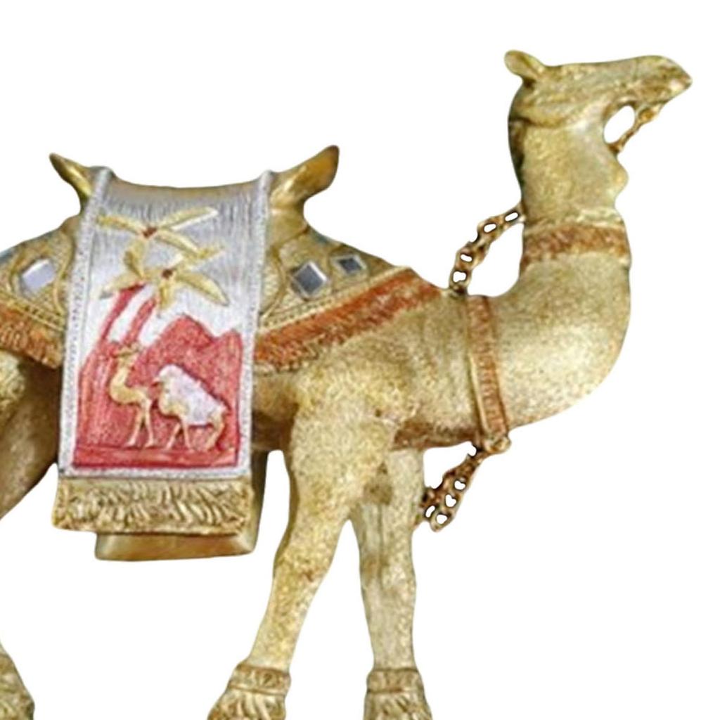 Camel Figurine Animal Statue Camel Sculpture Tabletop Ornament for Living Room Centerpiece Bedroom Bookshelf Home Decoration