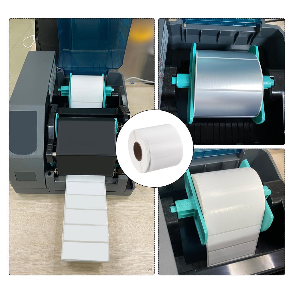 1 Roll Direct Thermal Label Shipping Stickers for Packaging Craft Projects White 250-10000 Labels Self Adhesive Thermal Labels