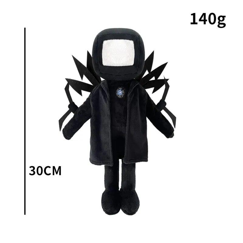 1/6/12 шт. Skibidi туалет плюшевая игрушка Титан ТВ человек босс туалет мультяшные куклы мягкая кукла Рождественский подарок на день рождения для детей