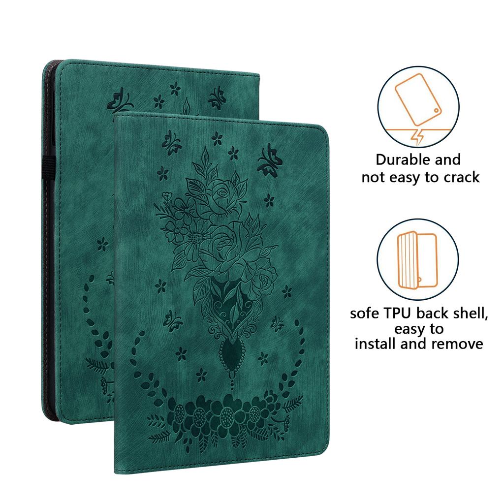 For Lenovo Tab One 8.7 K9 TB-305FU TB-X305XU 2025 Case Rose Flower Case Soft Back TPU Tablet Cover