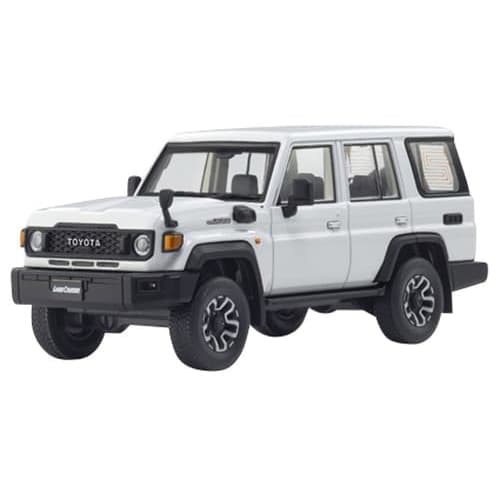 Kyosho Original 1/43 Scale Toyota Land Cruiser 70 (Super White II) Finished Product KS03928W