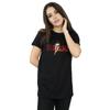 DC Comics Womens/Ladies Shazam Movie Logo Cotton Boyfriend T-Shirt