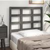 VidaXL Headboard Grey 95.5x4x100 Cm Solid Pine Wood 817872