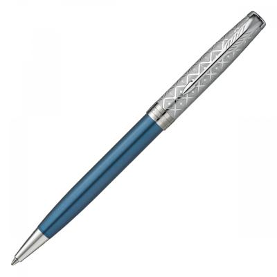 Шариковая ручка Parker Sonnet Premium Metal And Blue Ct