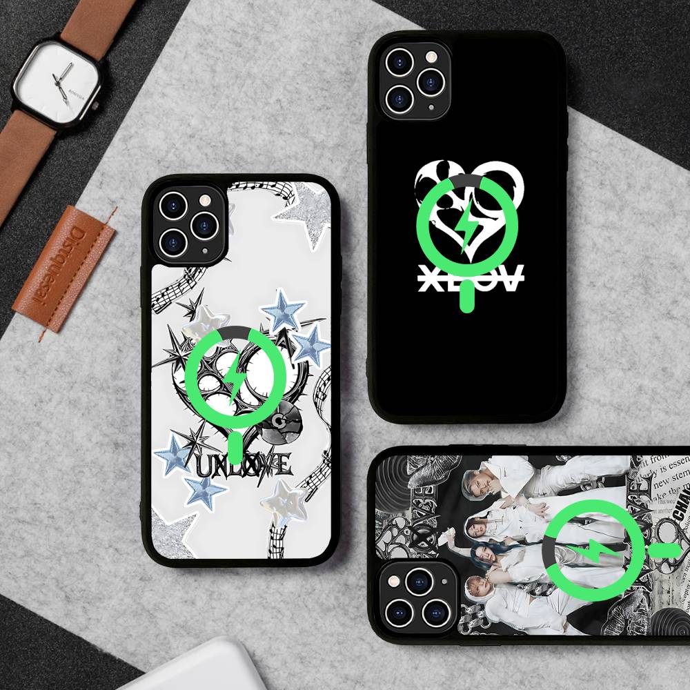 Popular Logo X-XLOV For Magsafe Magnetic Case For IPhone 17 Air 16 15 14 13 12 11 Pro Max Plus Wireless Charging