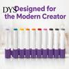 Artist Desk Accessory Silicone Marker Organizer Case, 3D Print Portable Storage Tube, Lightweight Creative Space Pen Cap Clip for Organization
