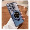 Side Diamond Flash Powder Suitable for IPhone16proMax Mobile Phone Case Apple 15 Magnetic 14 Makeup Mirror Bracket Cover 13