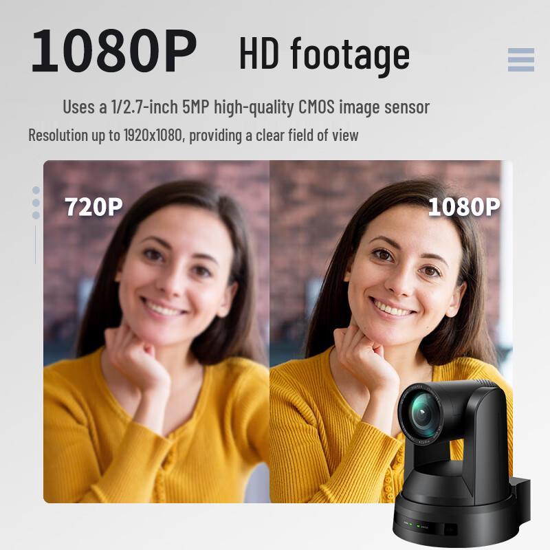 Huachang Vision Professional HD/4K PTZ Video Conferencing Camera (CN version)