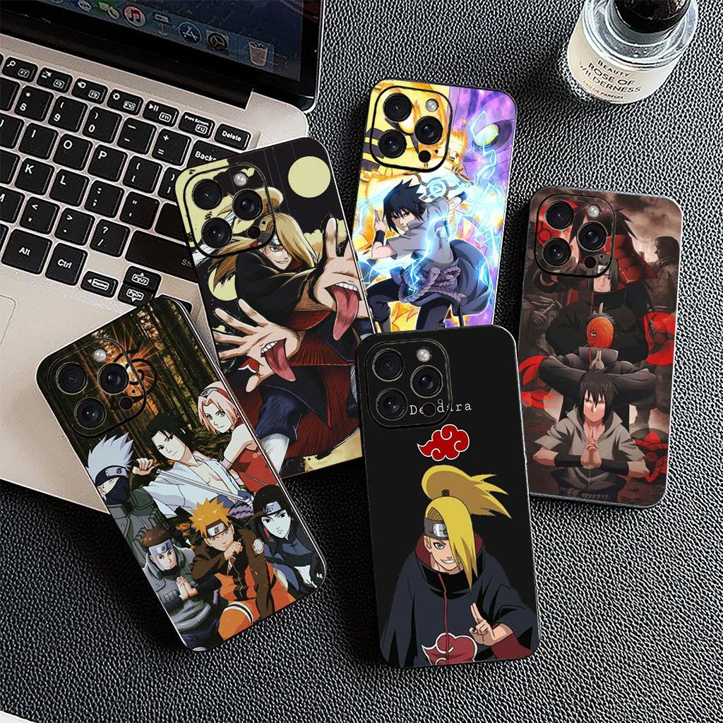 Soft Cover for Xiaomi Redmi Note 13 14 Pro Plus ProPlus 14C 13C Pro+ 5G Note13 Casing Phone Case Narutos Uchiha Sasuke Deidara
